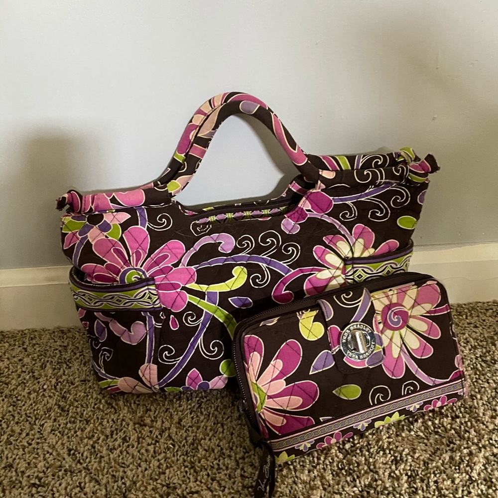 Hand bag and matching wallet